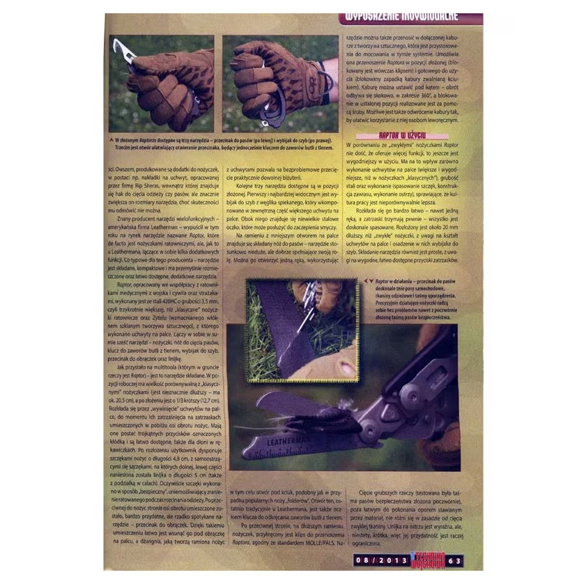 Multitool Leatherman Raptor Rescue Black z kaburą