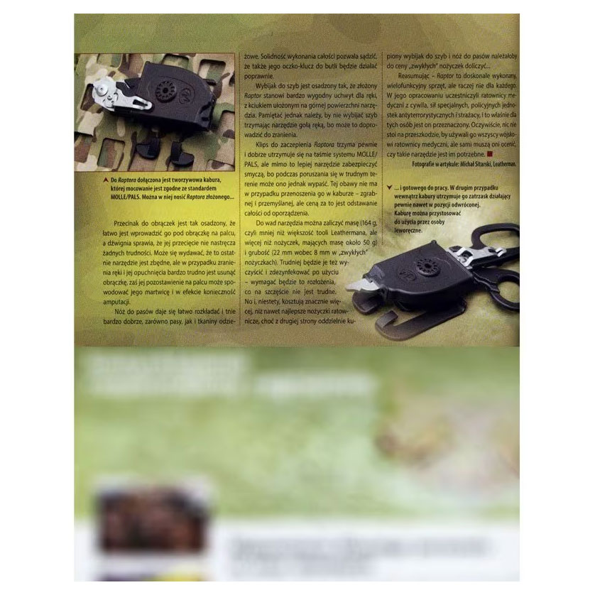 Multitool Leatherman Raptor Rescue Black z kaburą