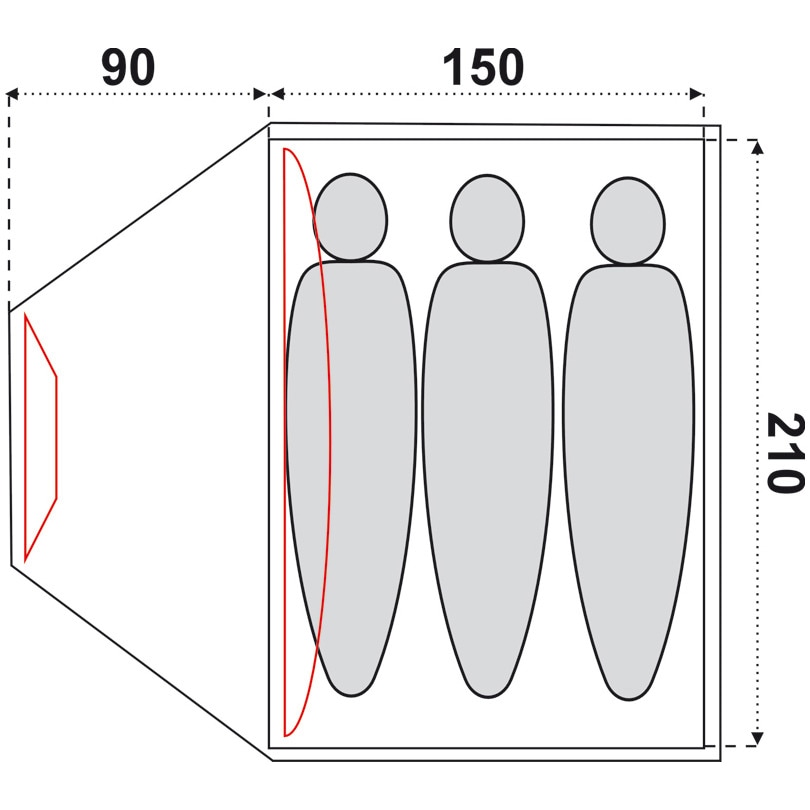 Namiot 3-osobowy Fjord Nansen Andy III