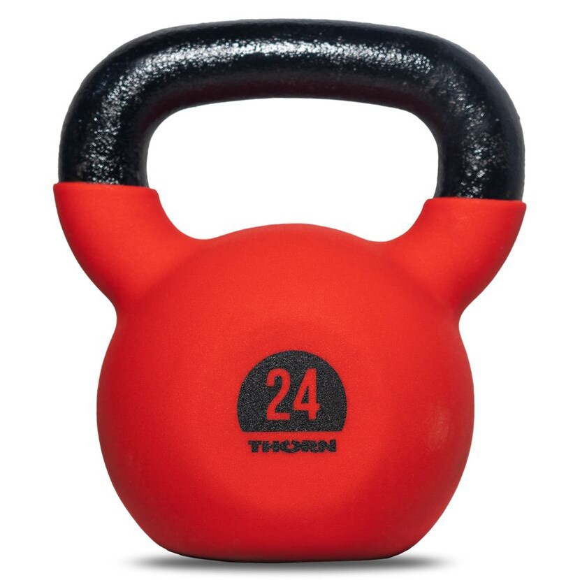 Kettlebell żeliwny Thorn+Fit 24 kg z gumową powłoką