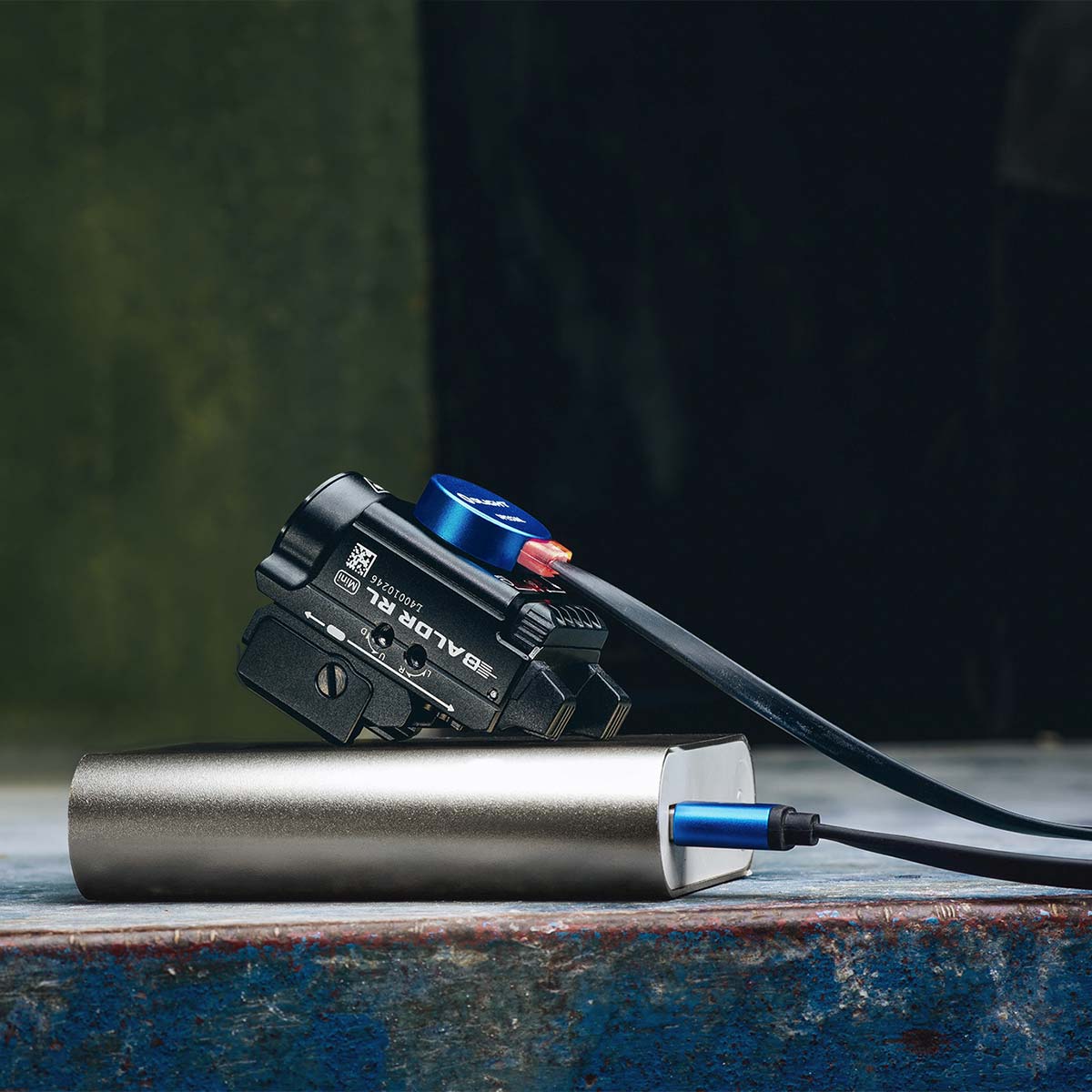 Ліхтарик для зброї з лазерним прицілом Olight BALDR Mini RL - 600 люменів, Red Laser