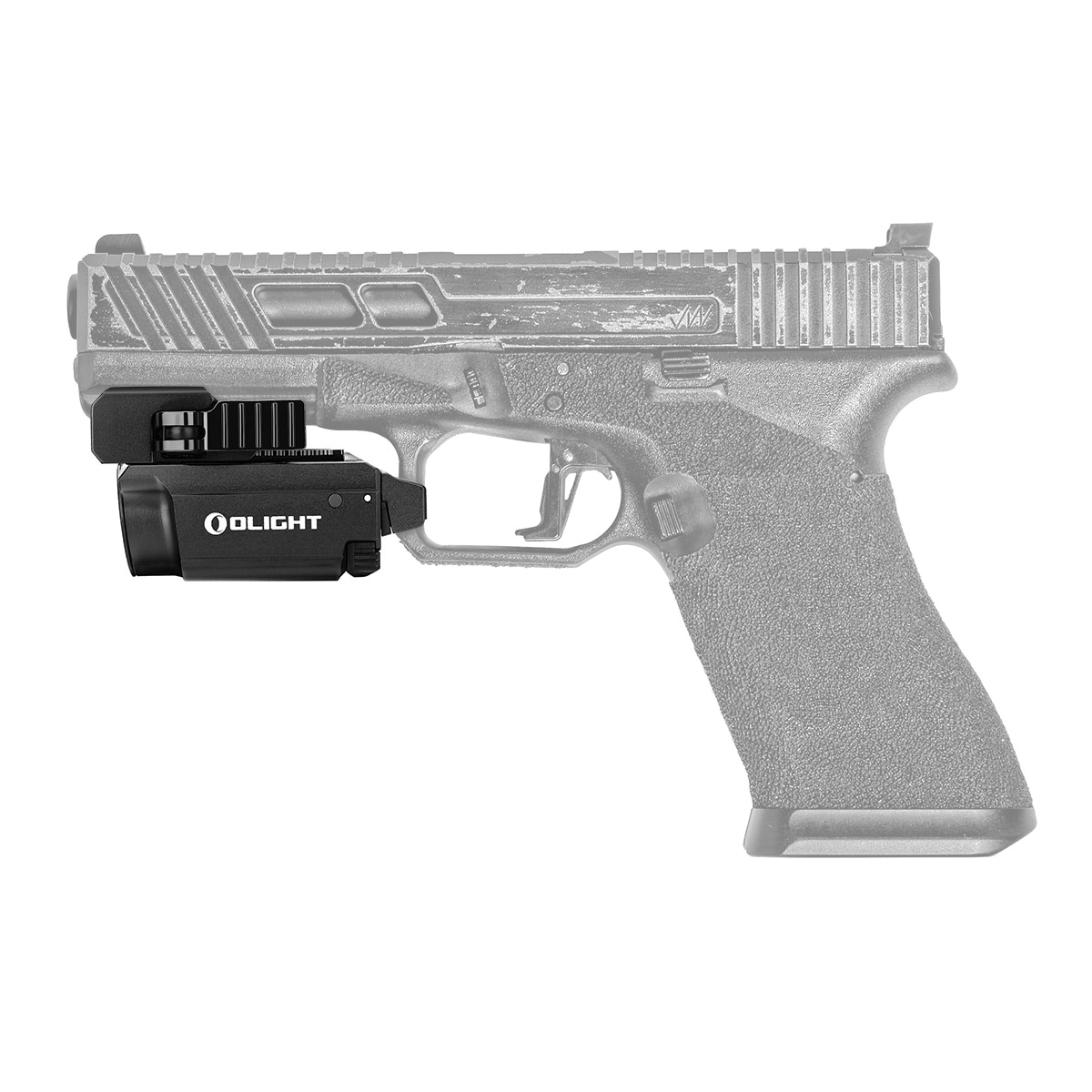 Ліхтарик для зброї з лазерним прицілом Olight BALDR Mini RL - 600 люменів, Red Laser