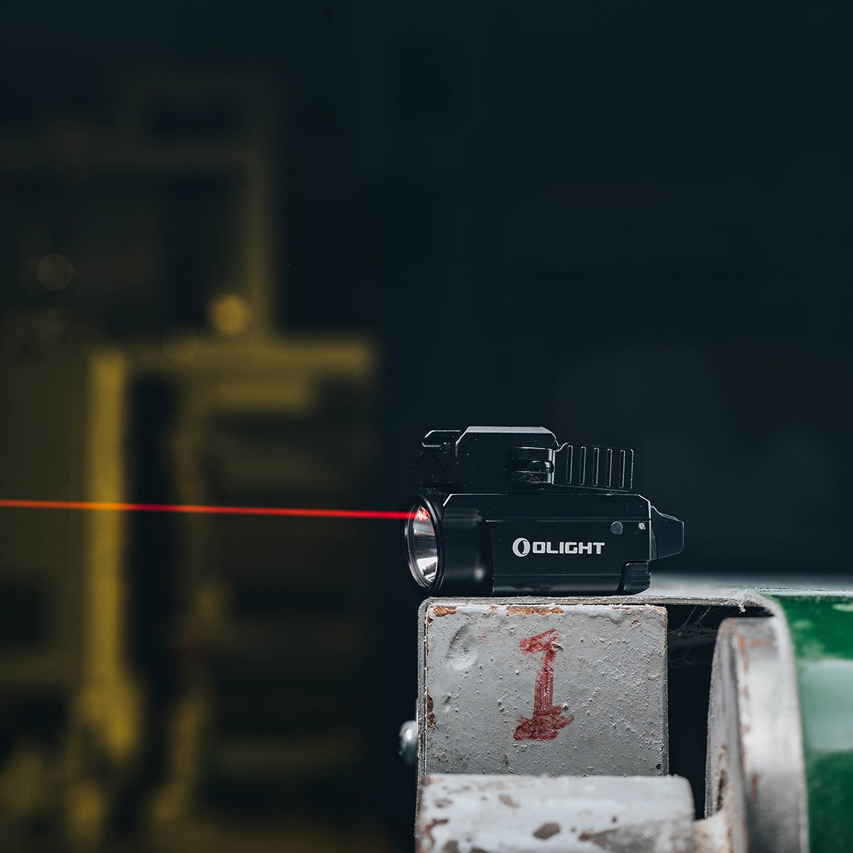 Latarka na broń z celownikiem laserowym Olight BALDR Mini RL - 600 lumenów, Red Laser