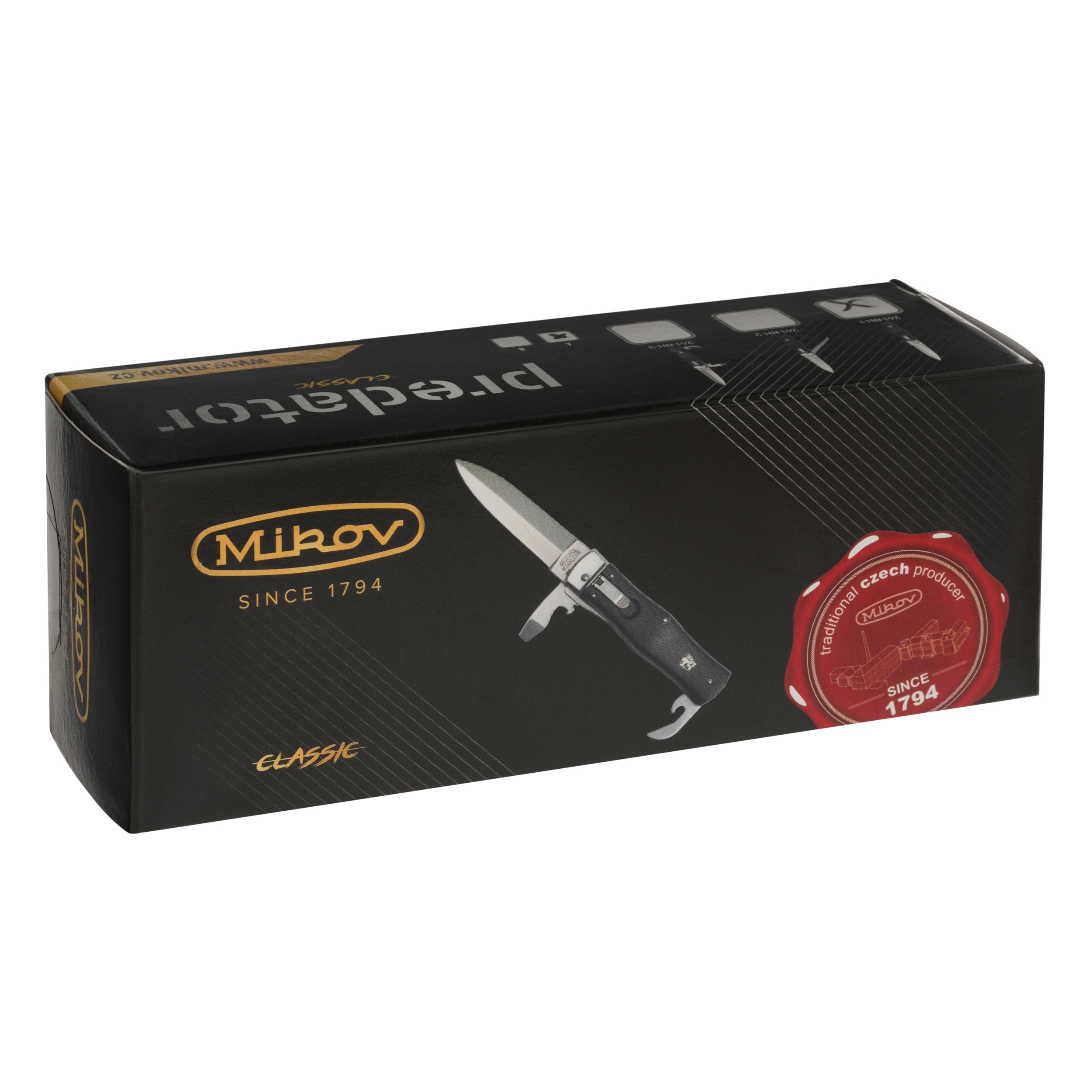 Nóż sprężynowy Mikov Polimer Black