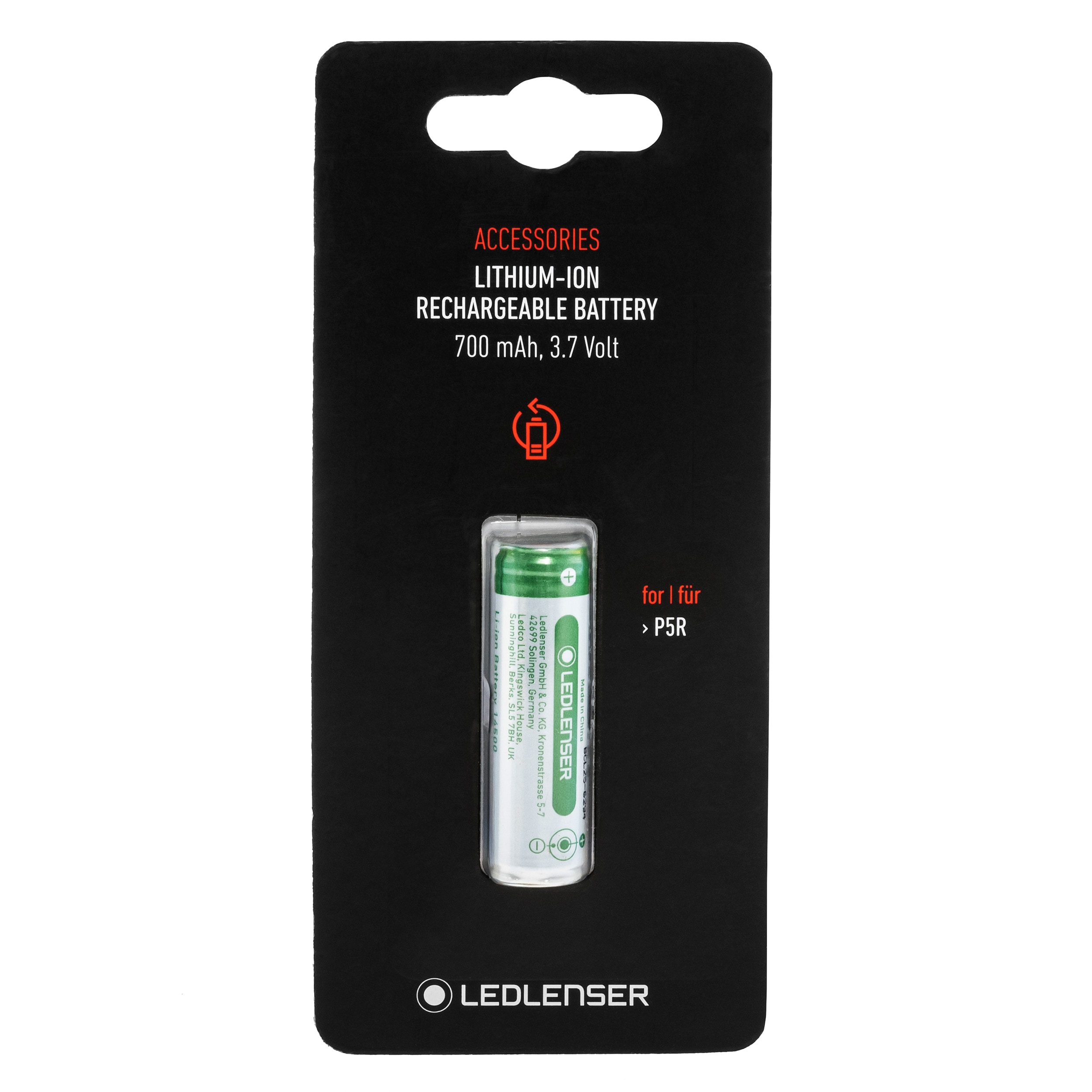 Akumulator 3,7 V Ledlenser 14500 700 mAh