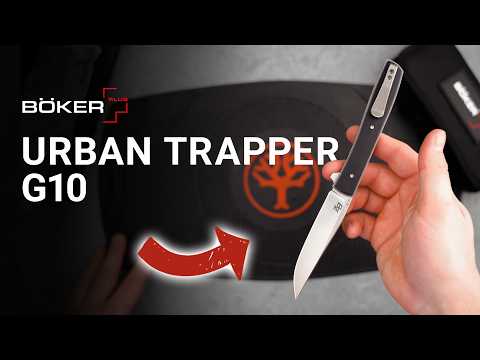 Boker Plus Urban Trapper G10 Folding Knife - Black