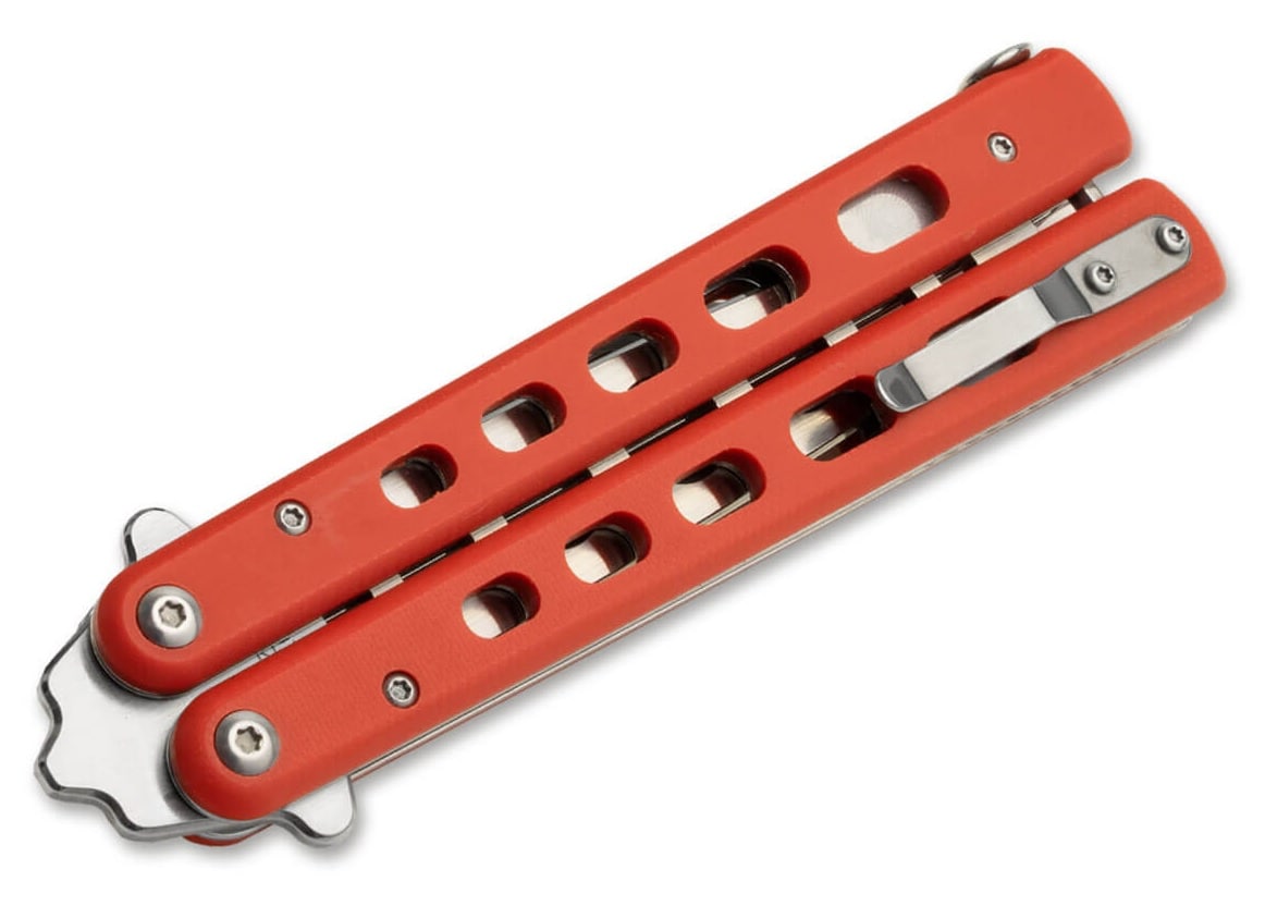 Boker Plus Balisong Training Folding Knife - Red