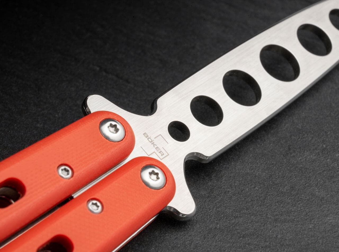 Boker Plus Balisong Training Folding Knife - Red