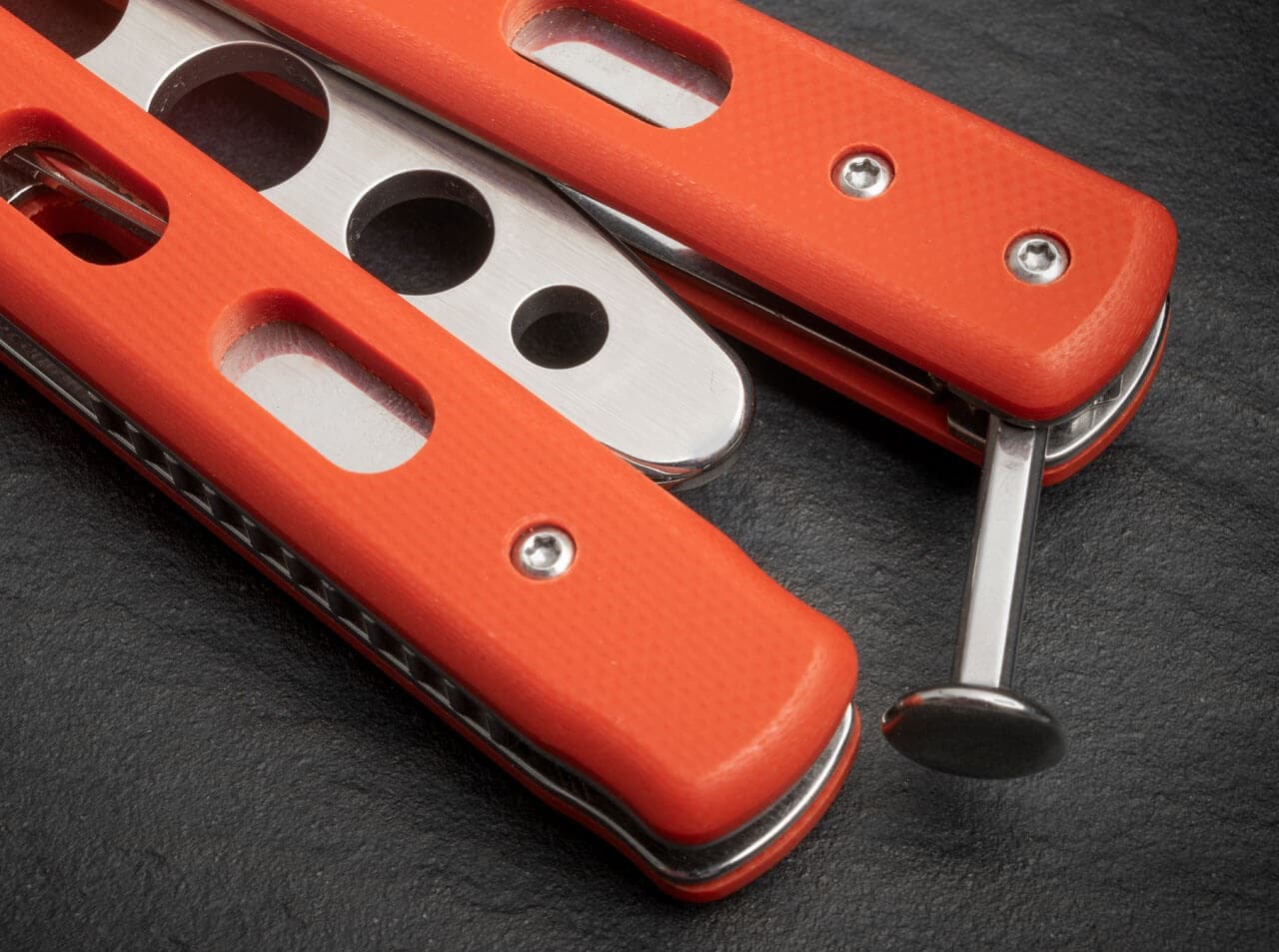 Boker Plus Balisong Training Folding Knife - Red