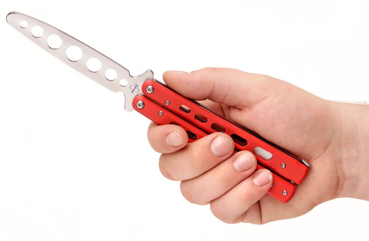 Boker Plus Balisong Training Folding Knife - Red