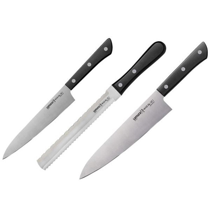 Набір з 3 кухонних ножів Samura Harakiri 0230B