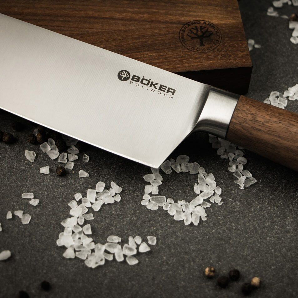 Nóż kuchenny Boker Solingen Core Walnut 21 cm