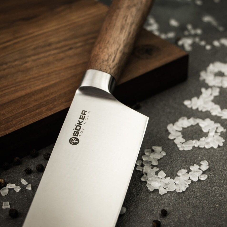 Nóż kuchenny Boker Solingen Core Walnut 21 cm