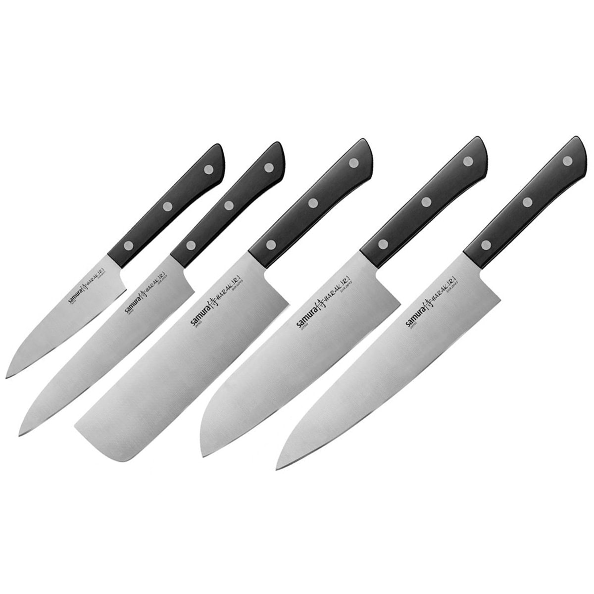Набір з 5 кухонних ножів Samura Harakiri