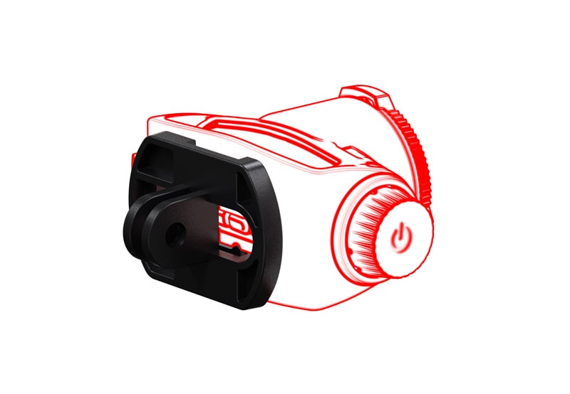 Montaż Ledlenser GoPro Typ D