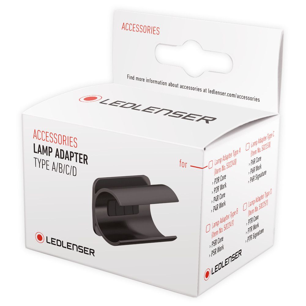 Uchwyt Ledlenser Typ A do latarek P2R Core, P2R Work, P4R Core, P4R Work