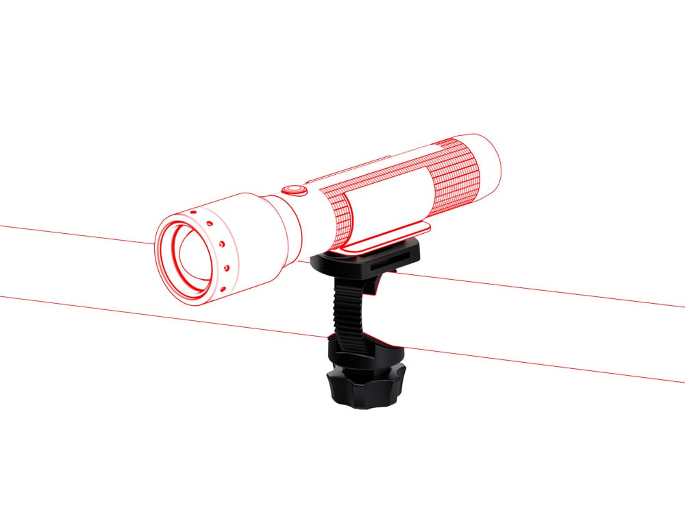 Uniwersalny montaż do latarek Ledlenser Typ A