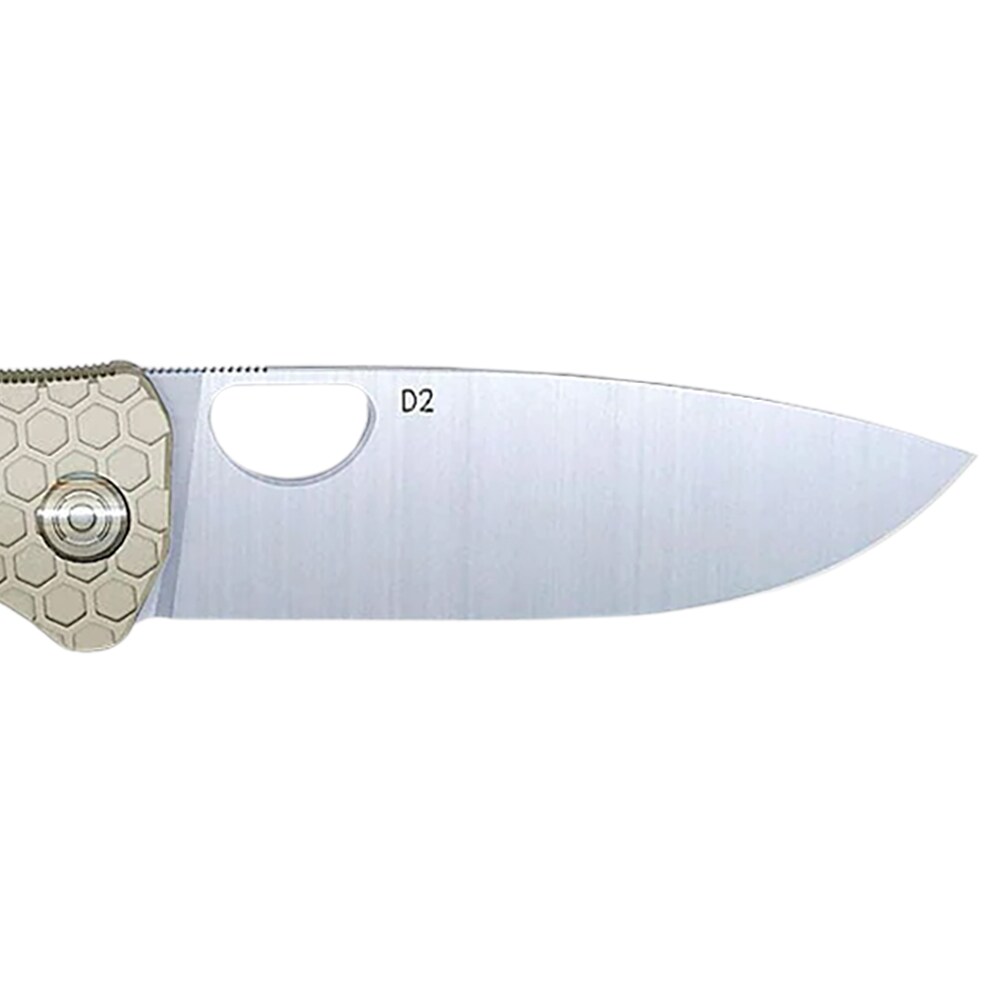 Honey Badger Flipper D2 Small Folding Knife - Tan