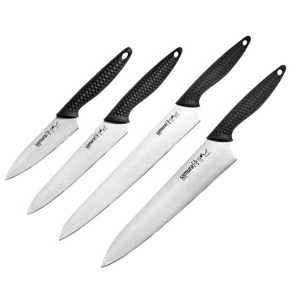 Набір з 4-х кухонних ножів Samura Golf