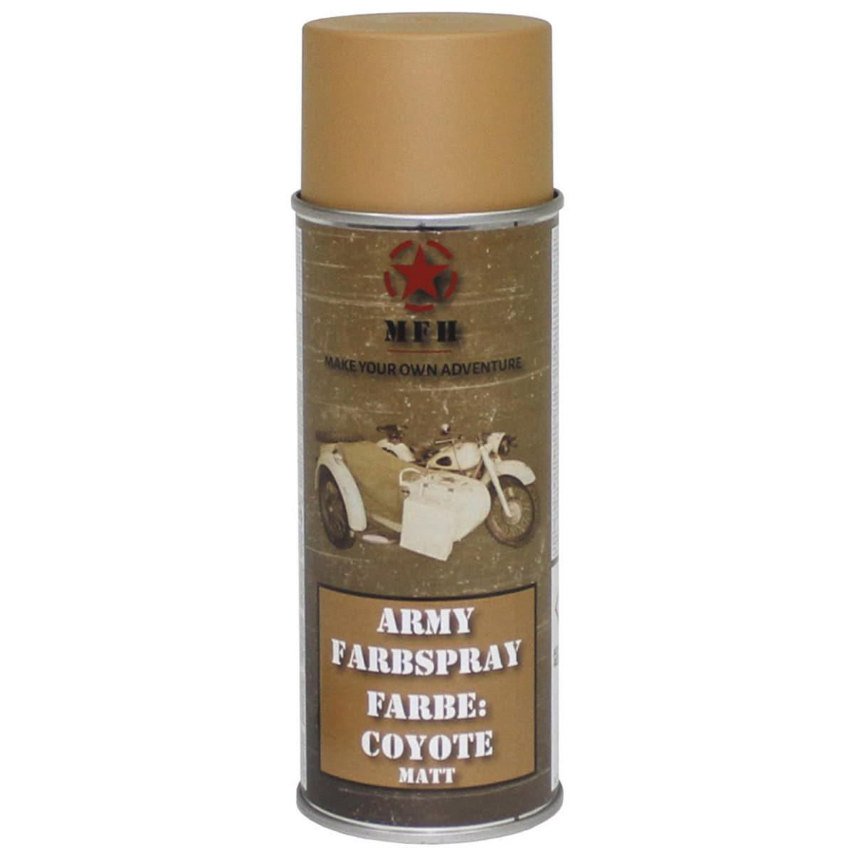 Мілітарі-фарба-спрей MFH Coyote Mat 400 мл