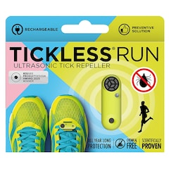 Ultradźwiękowa ochrona przed kleszczami TickLess Run - dla ludzi - UV Yellow