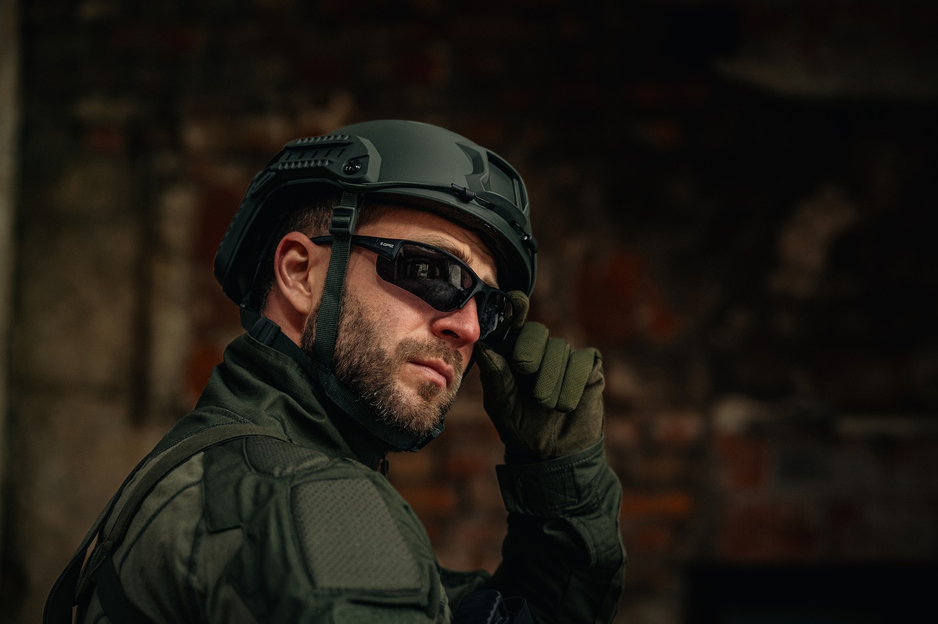 Okulary przeciwsłoneczne OPC Extreme San Salvo - Matt Black z polaryzacją