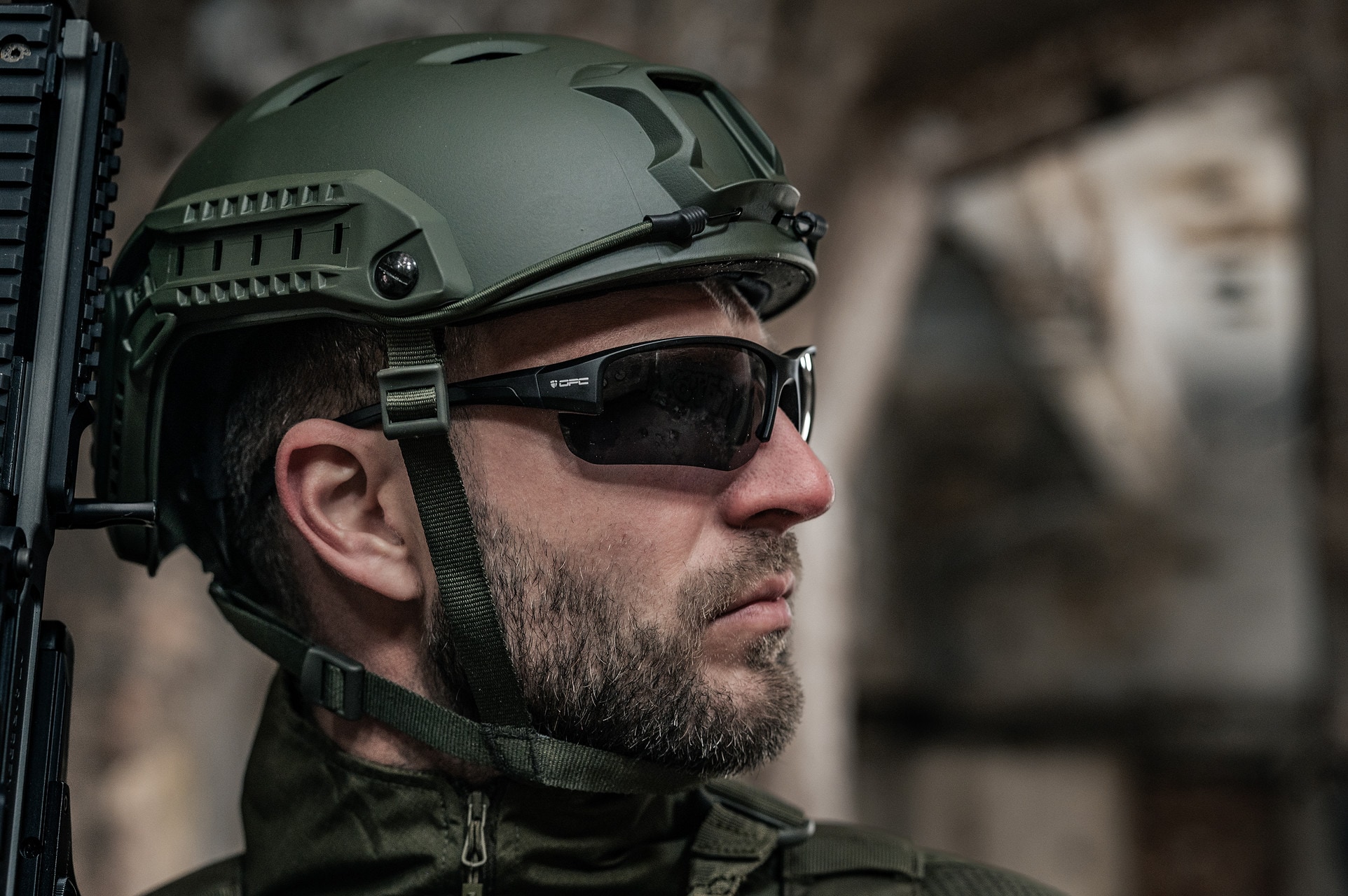 Okulary przeciwsłoneczne OPC Extreme San Salvo - Matt Black z polaryzacją