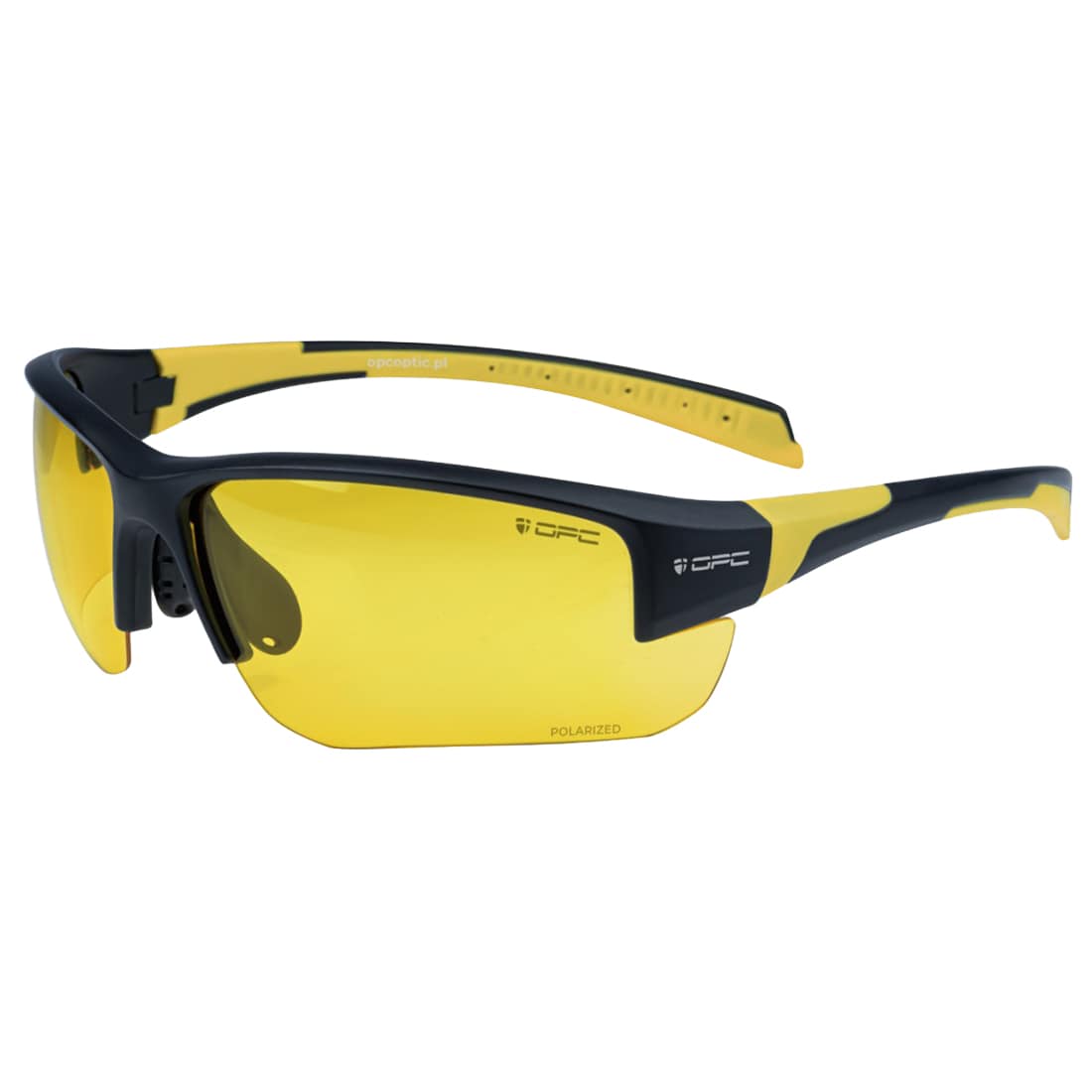 Okulary ochronne OPC Extreme San Salvo - Matt Black/Ultra Light Yellow z polaryzacją