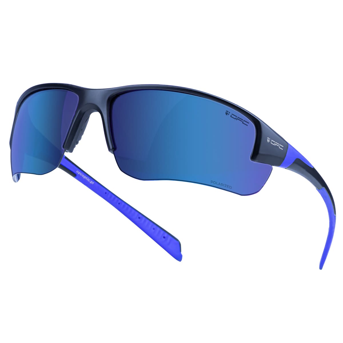 Okulary przeciwsłoneczne OPC Extreme San Salvo - Matt Black/Blue Revo z polaryzacją