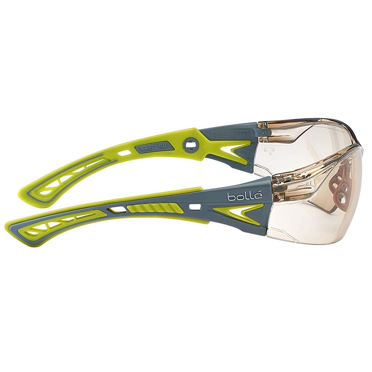 Okulary taktyczne Bolle Rush+ Small CSP Brown Platinum