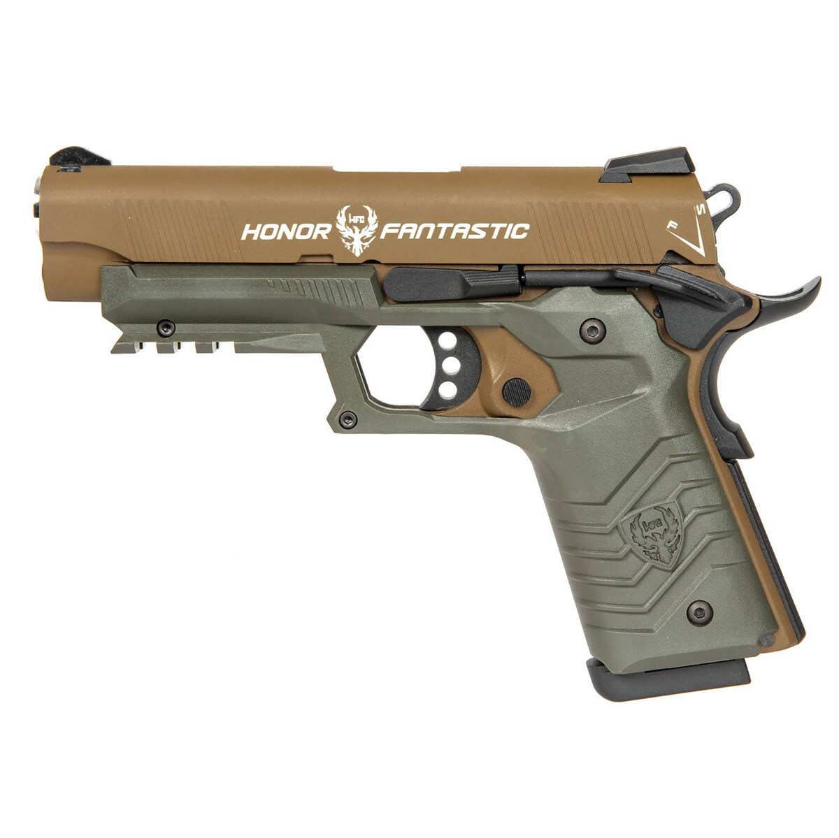 Pistolet GBB HFC HG-172 - tan/oliwkowy