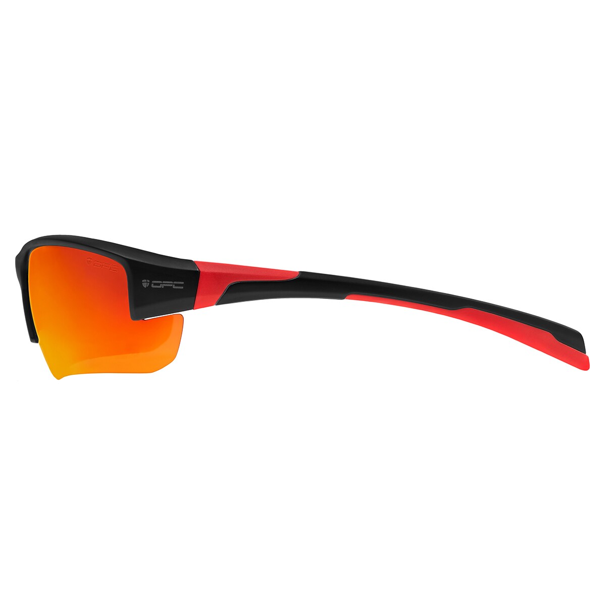Okulary przeciwsłoneczne OPC Extreme San Salvo - Matt Black/Red Revo z polaryzacją