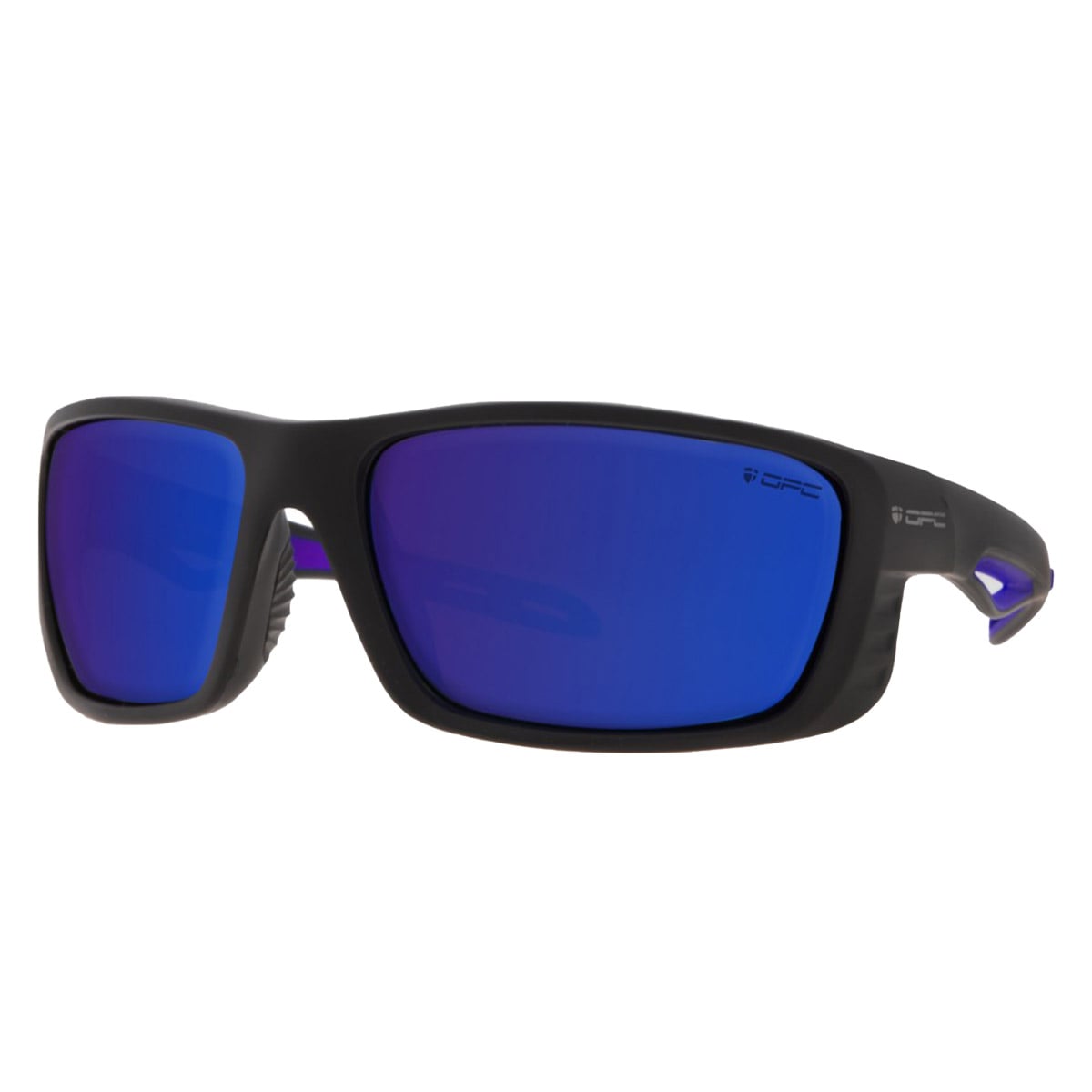 Okulary przeciwsłoneczne OPC Sport Everest Blk Mat Blue Smoke Revo z polaryzacją