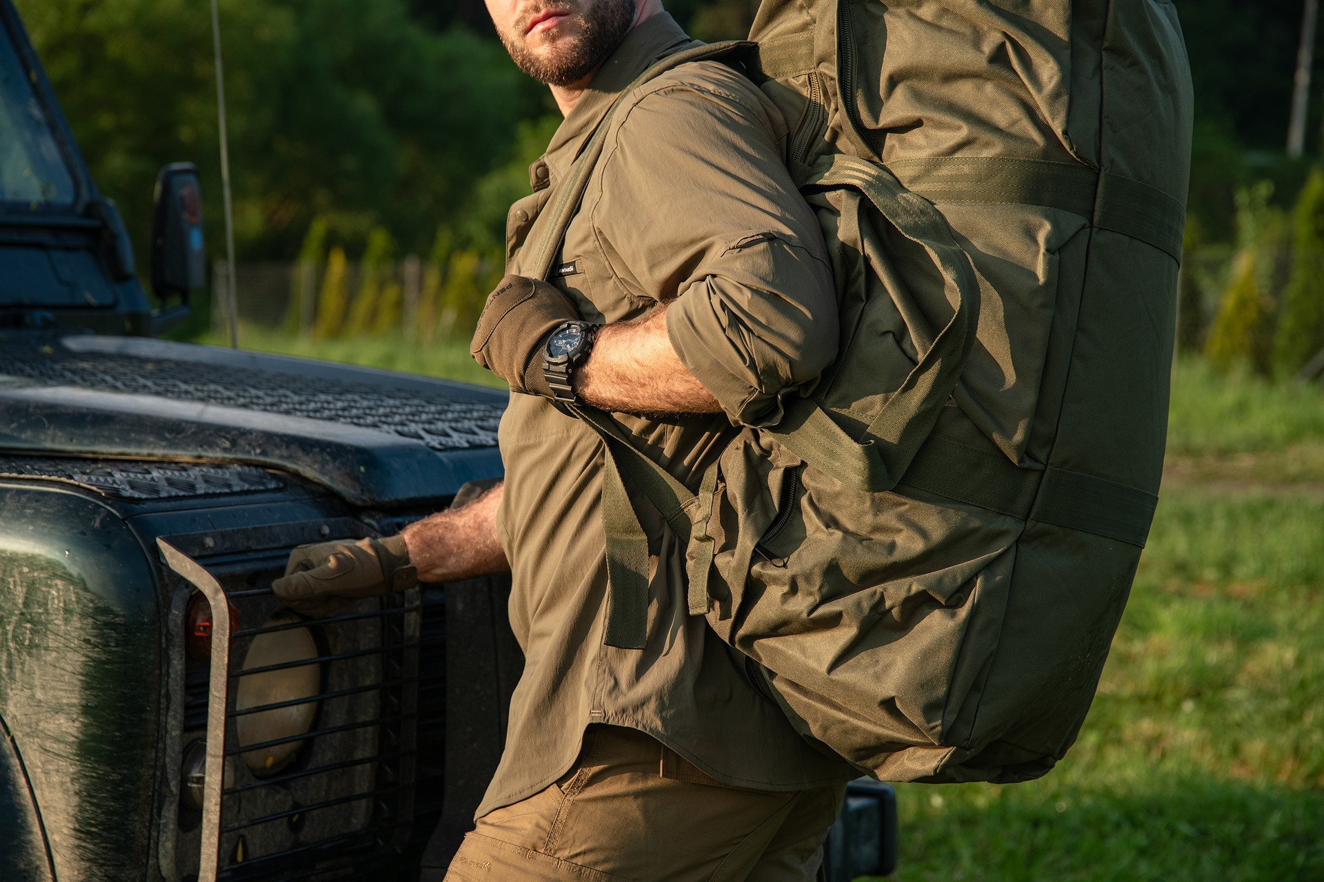 Сумка Mil-Tec Combat Duffle Bag Tap 98 л - Olive