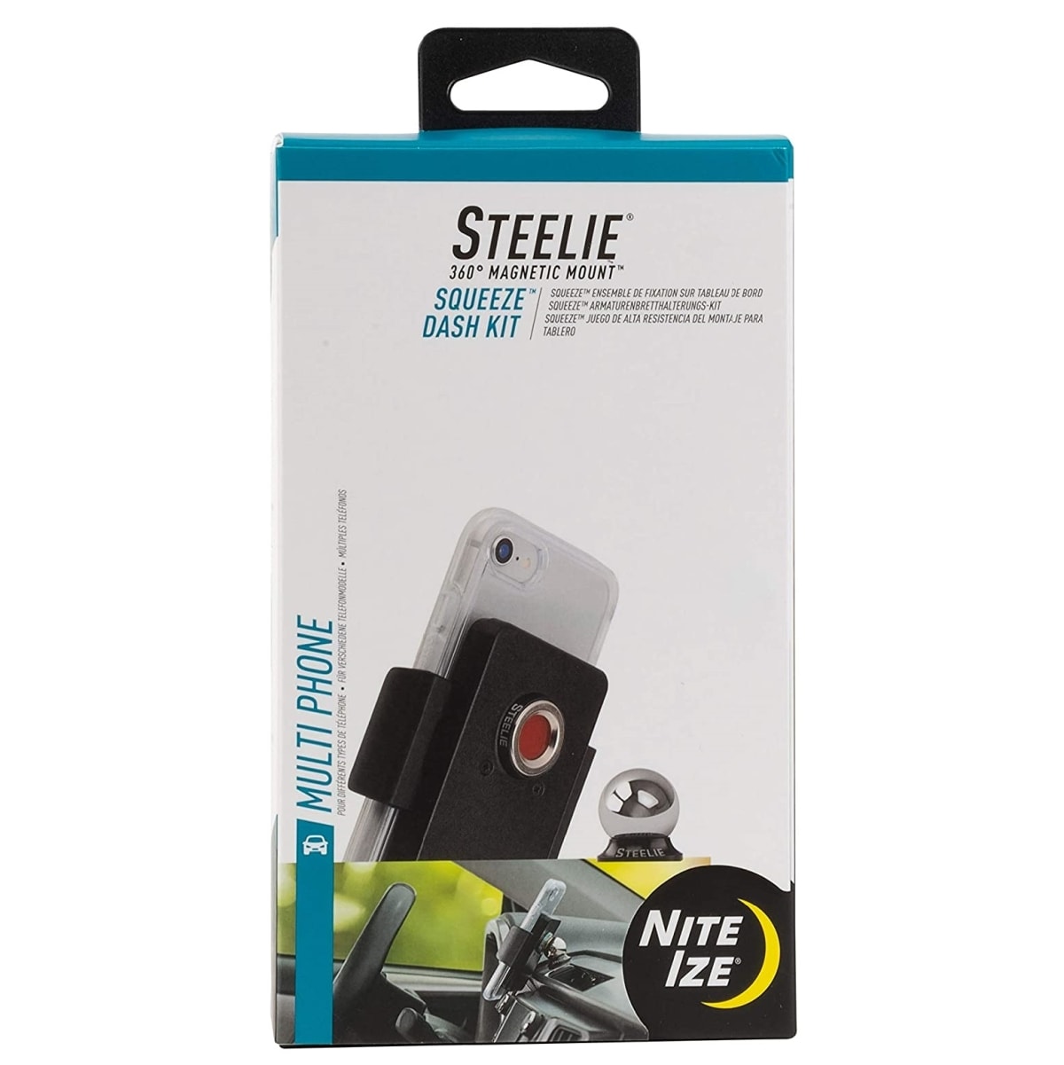 Uchwyt samochodowy na telefon Nite Ize Steelie Squeeze Dash Kit STSCK-11-R8 