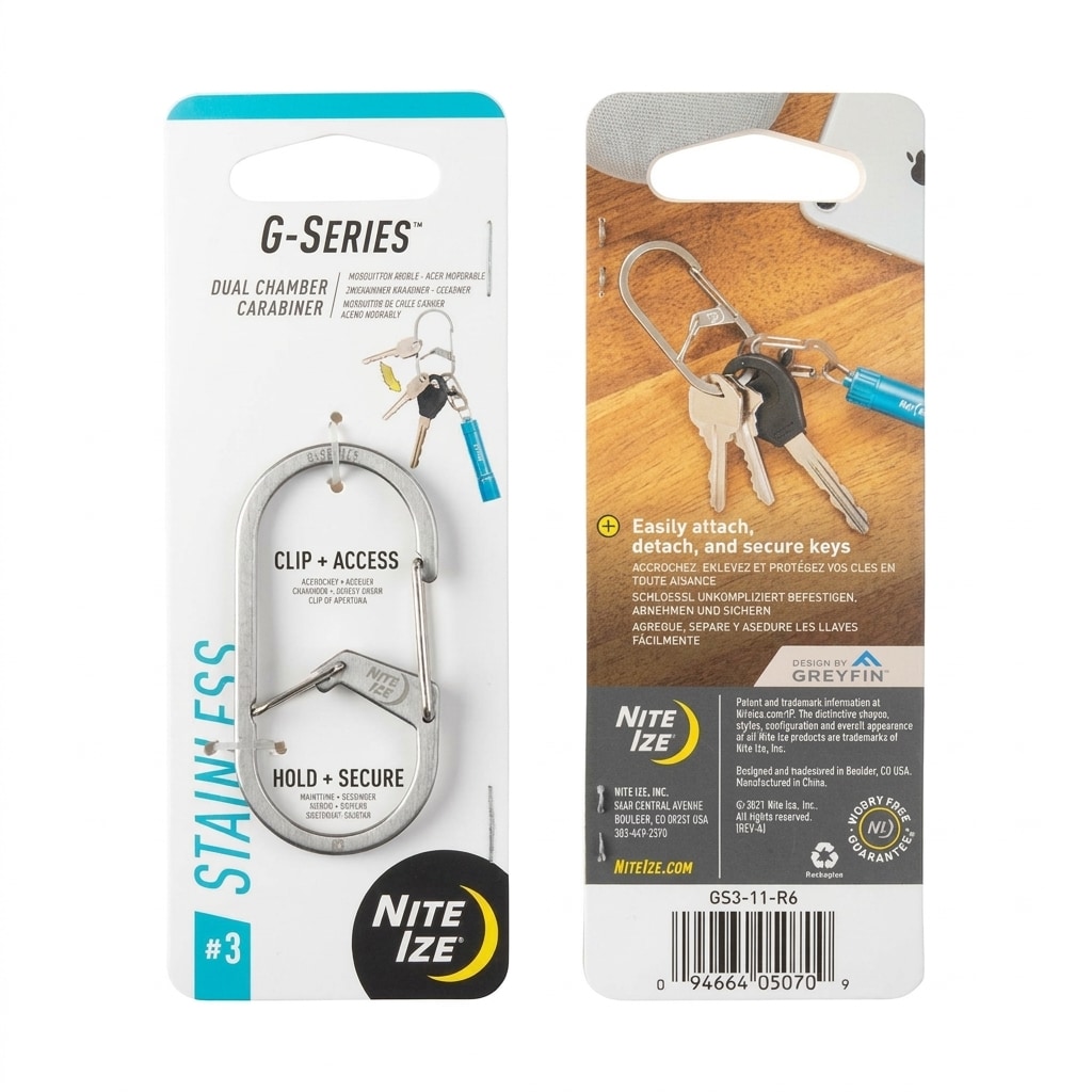 Karabińczyk Nite Ize G-Series 3 Silver
