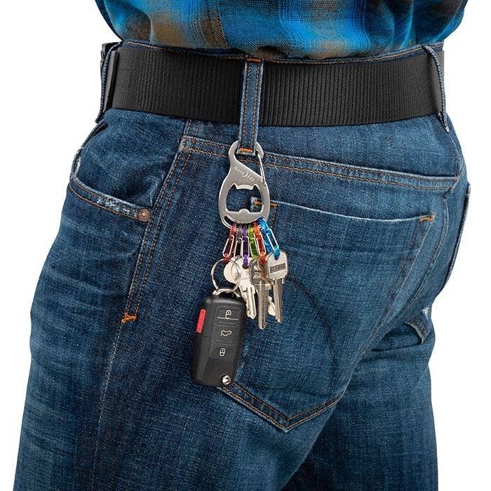 Brelok Nite Ize KeyRack+ S-Biner Silver - KRB2-11-R6