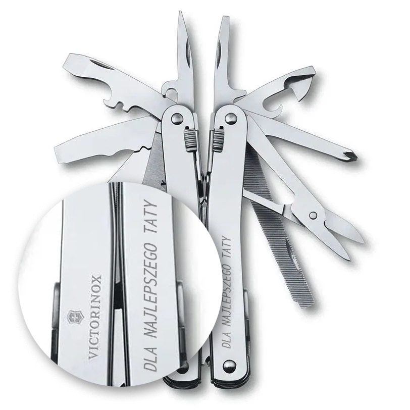 Мультитул Victorinox Swisstool Spirit X Plus - шкіряний чохол