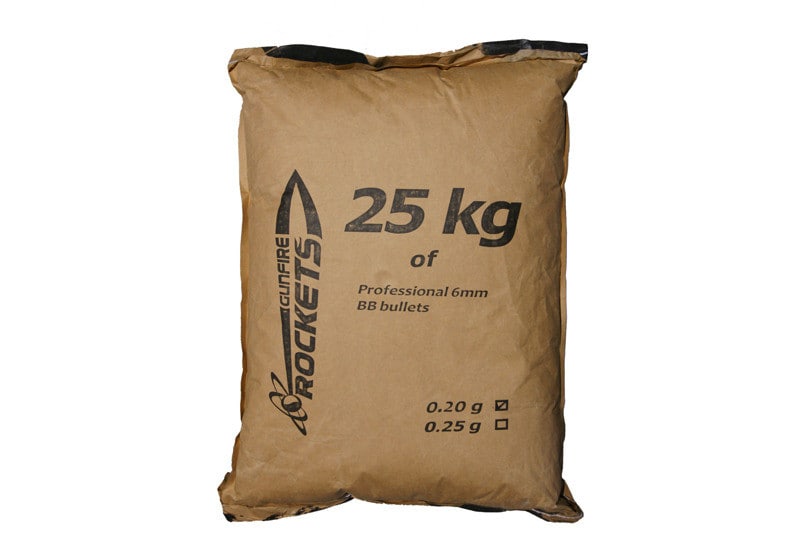 Kulki ASG biodegradowalne Rockets Professional 0,20g - 25 kg