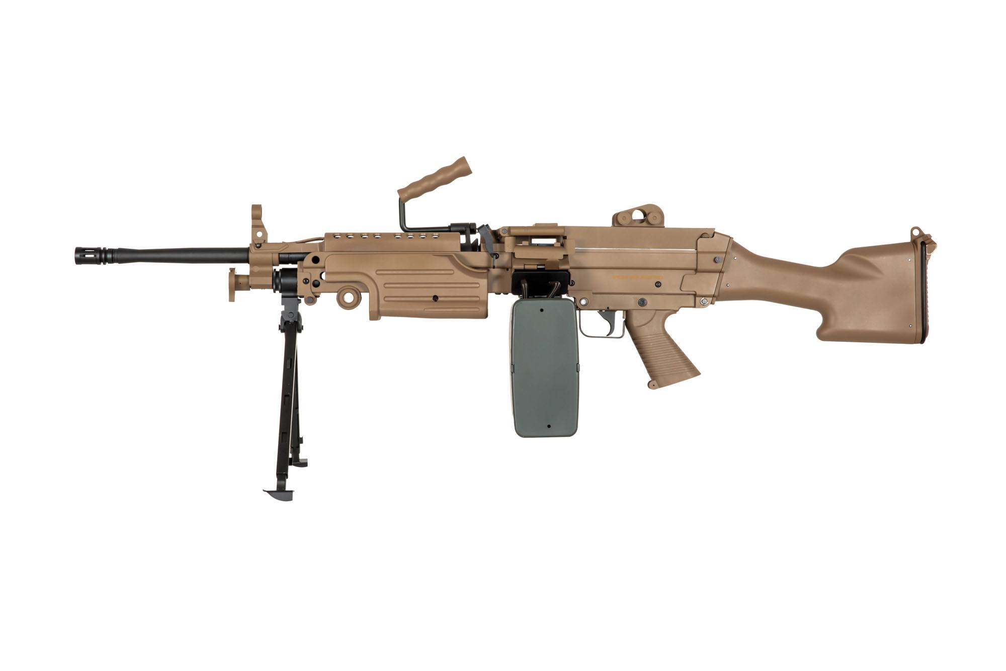 Кулемет AEG Specna Arms SA-249 MK2 CORE - коричневий