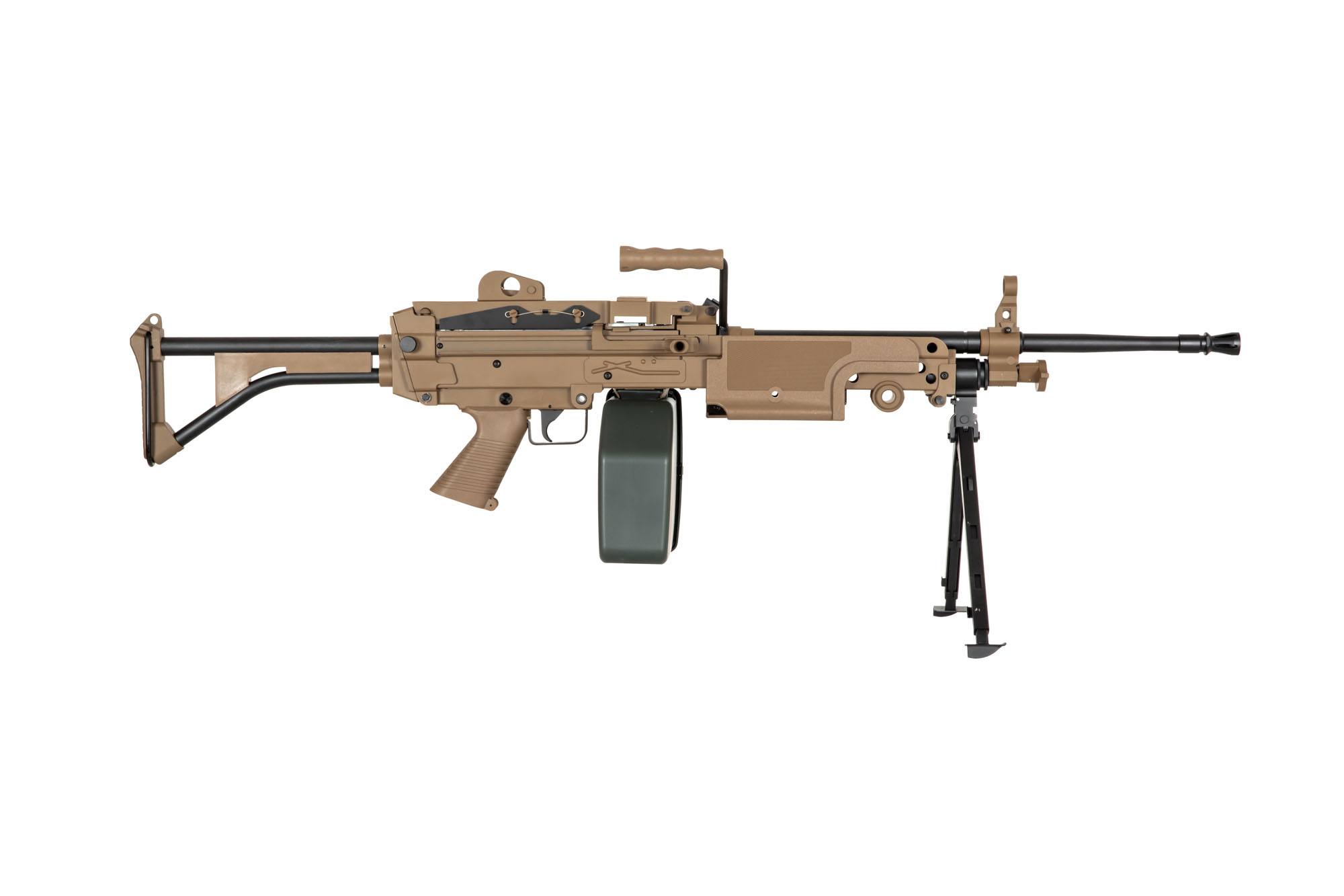 Karabin maszynowy AEG Specna Arms SA-249 MK1 CORE - tan