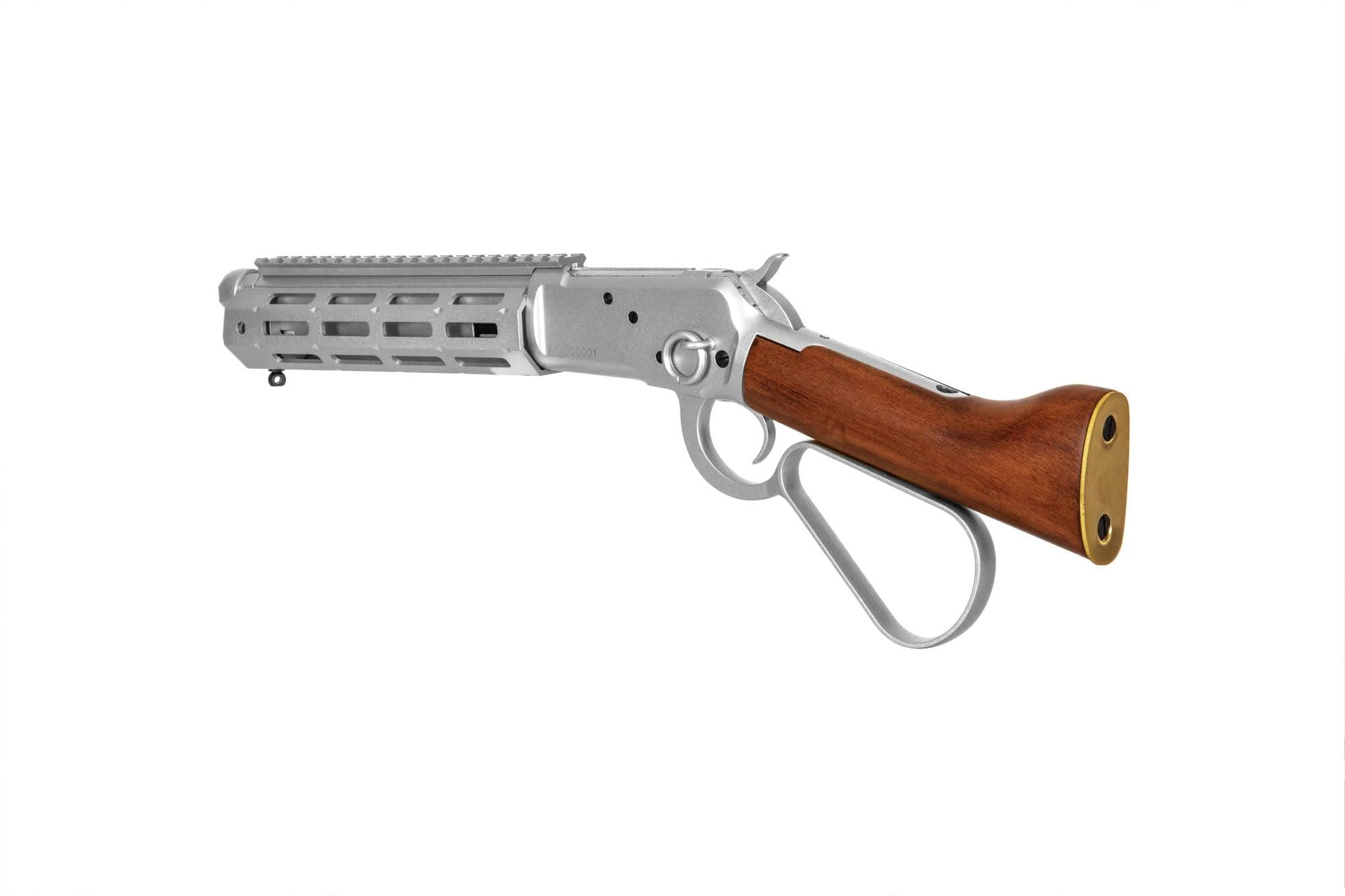 Strzelba ASG A&K 1873R - Real Wood - Srebrna