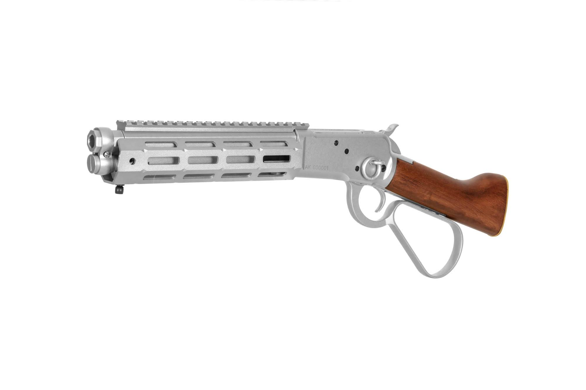 Strzelba ASG A&K 1873R - Real Wood - Srebrna