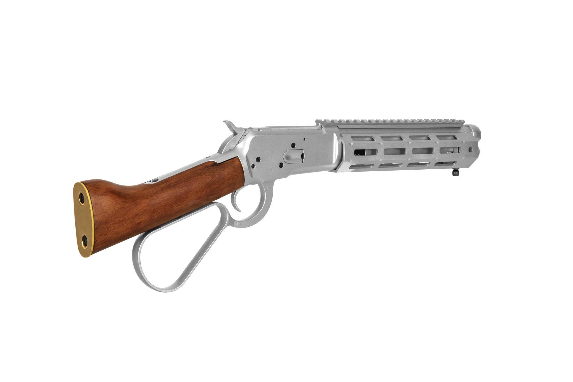 Strzelba ASG A&K 1873R - Real Wood - Srebrna