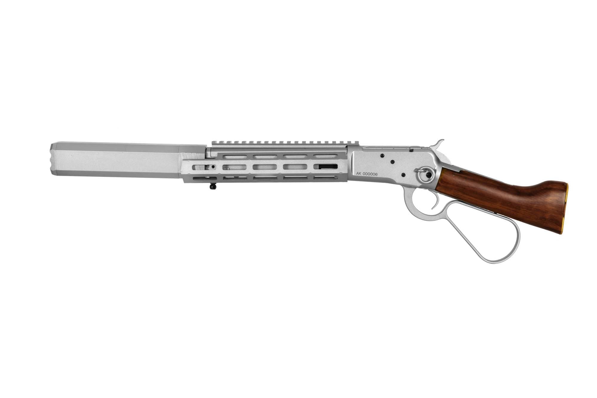 Рушниця ASG A&K 1873RS - Real Wood - срібна