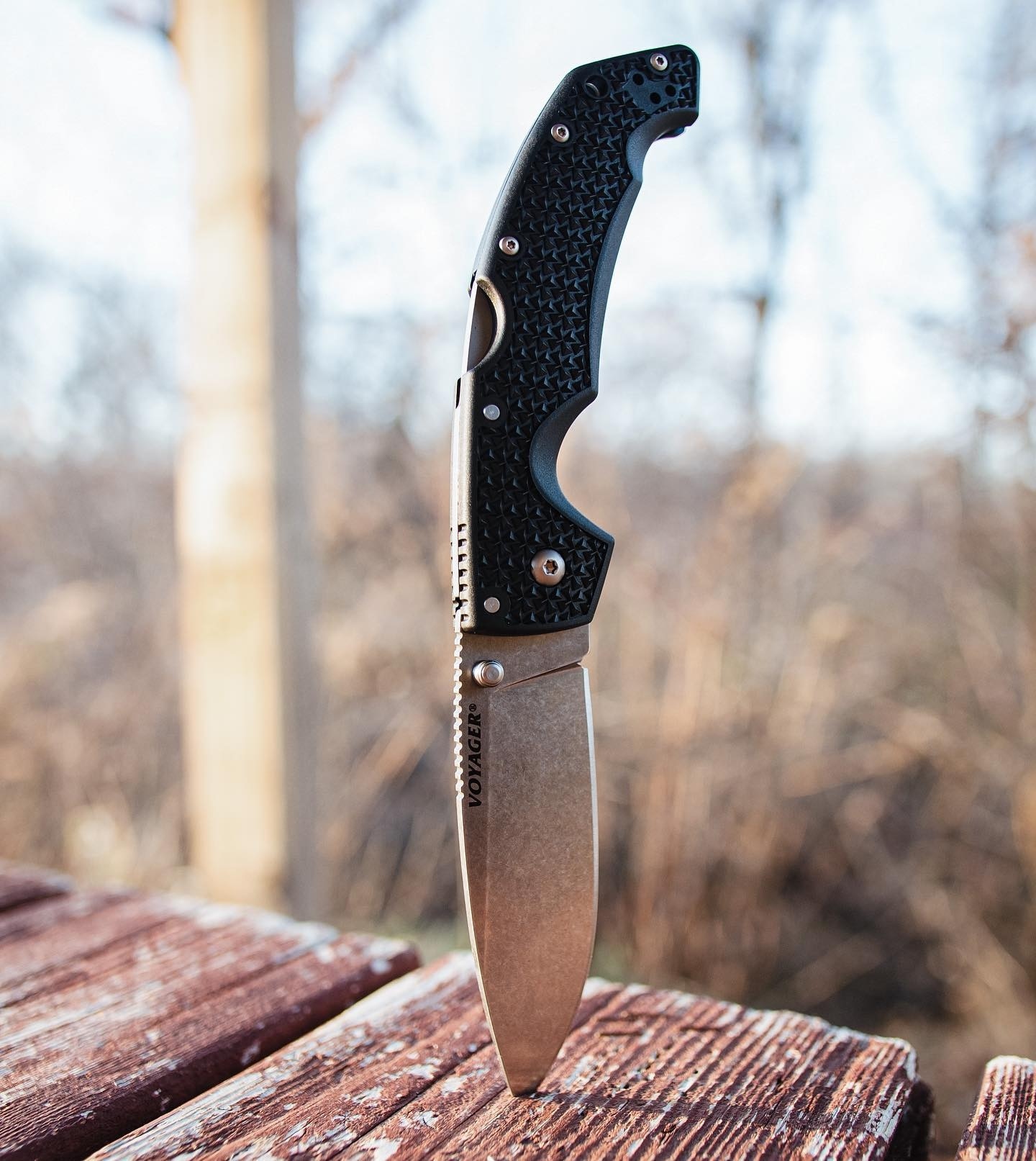 Nóż składany Cold Steel Voyager Large Drop Point AUS10A