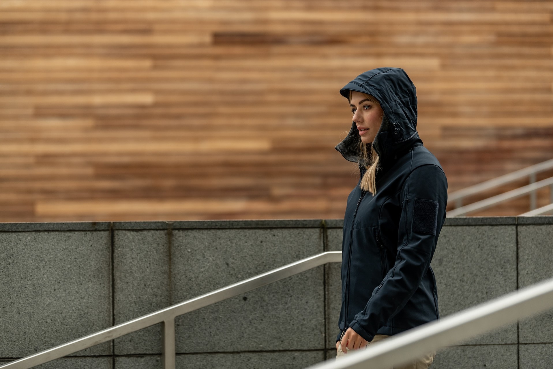 Kurtka damska Helikon Gunfighter Softshell - Navy Blue