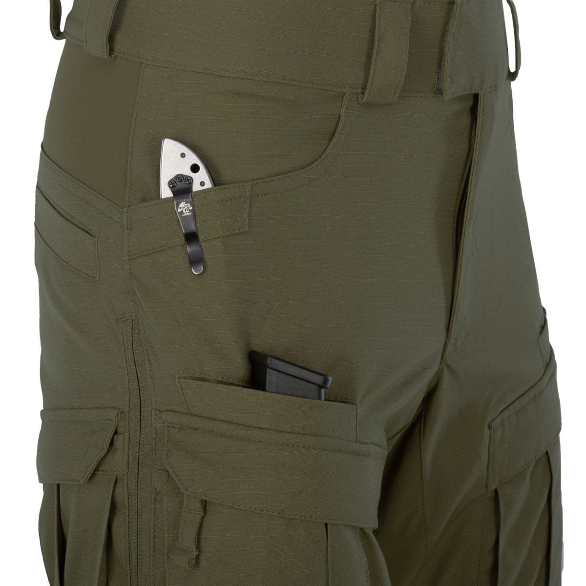 Spodnie Helikon MCDU DyNyCo Rip-Stop - Olive Green