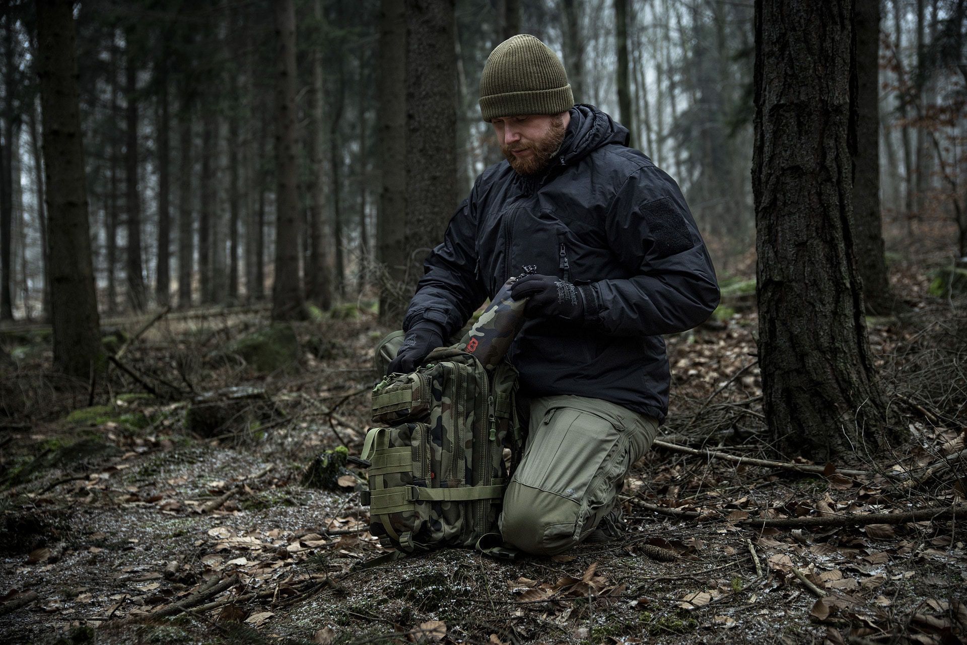 Spodnie Helikon MCDU DyNyCo Rip-Stop - Olive Green