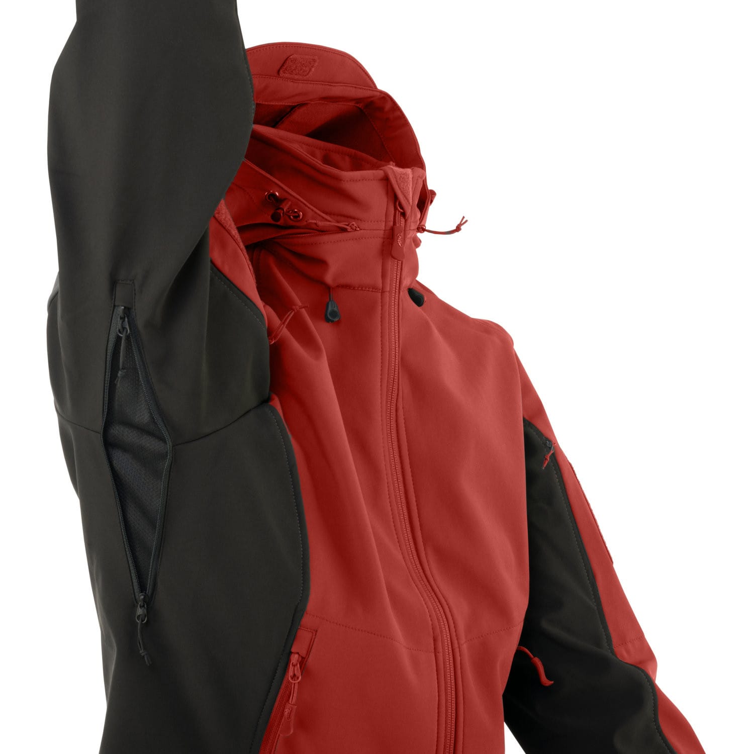 Kurtka damska Helikon-Tex Gunfighter Softshell - Crimson Sky/Black